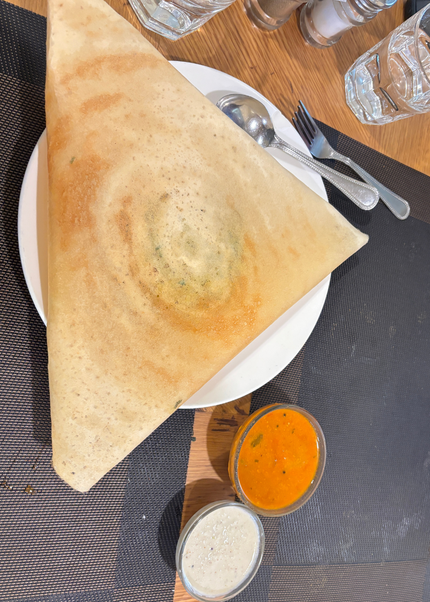 Onion Masala Dosa