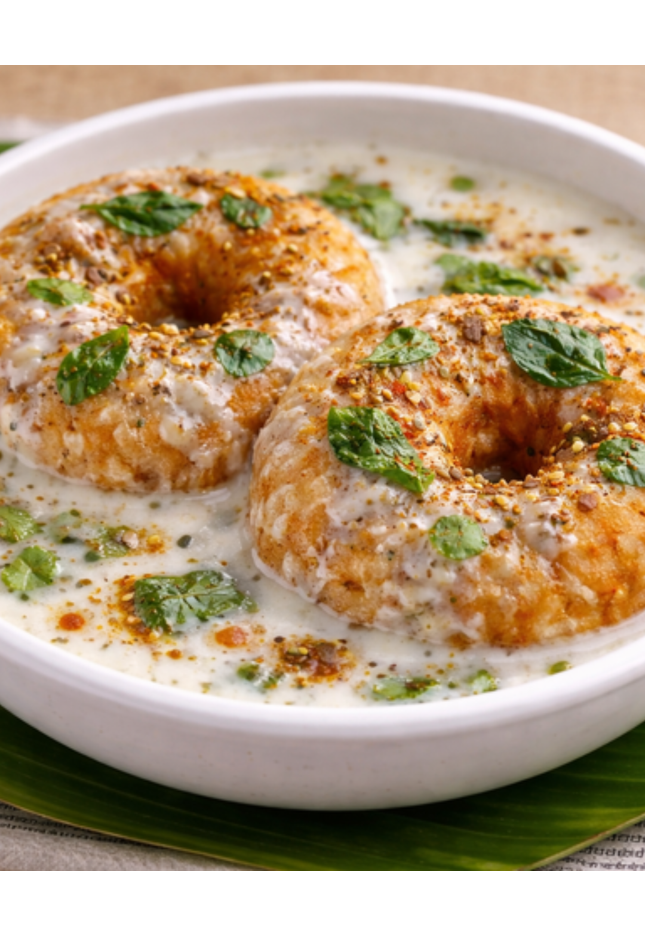 Curd Vada Plate