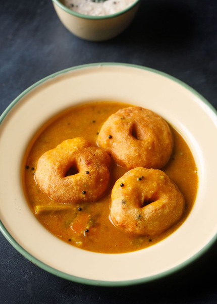 Sambar Vada Plate