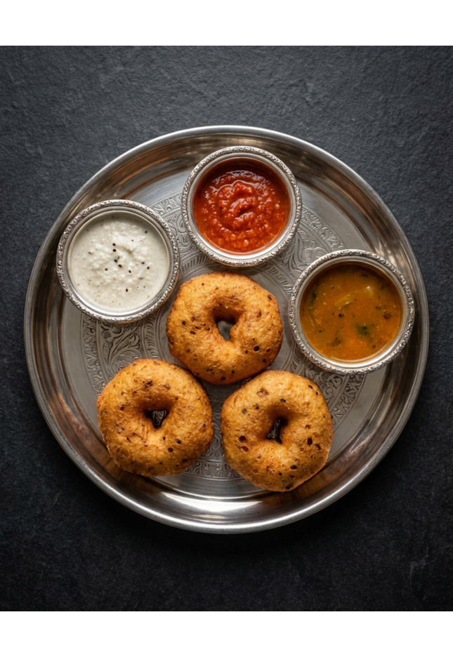 Medhu Vada Plate