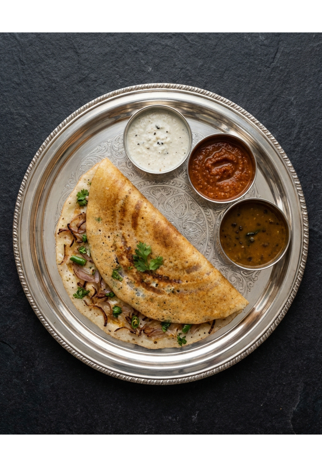 Onion Rava Dosa